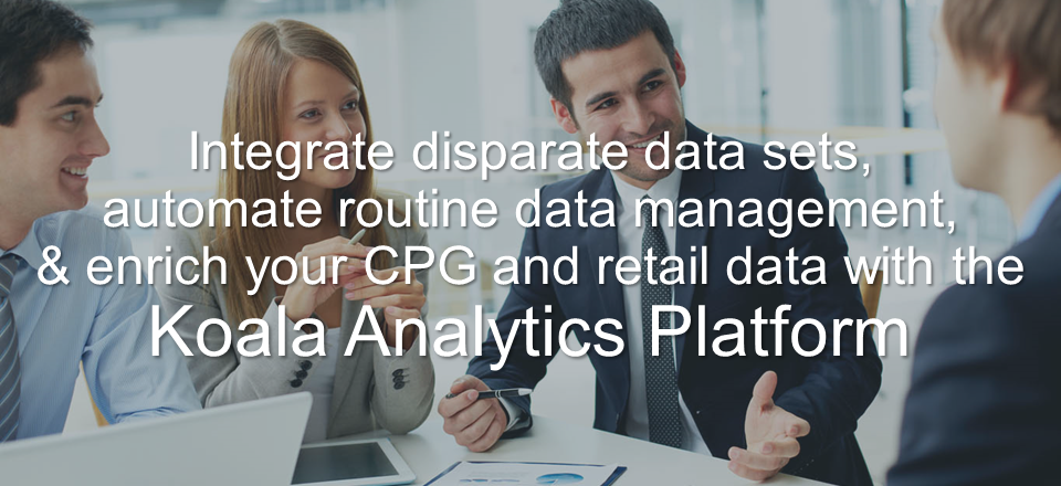 Integrate disparate data sets, automate routine data management, and enrich your CPG and retail data with the Koala Analytics Platform